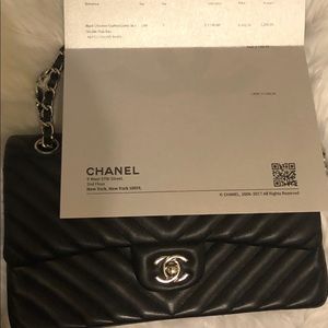 Black Chanel Quilted Lambskin Classic Double Flap